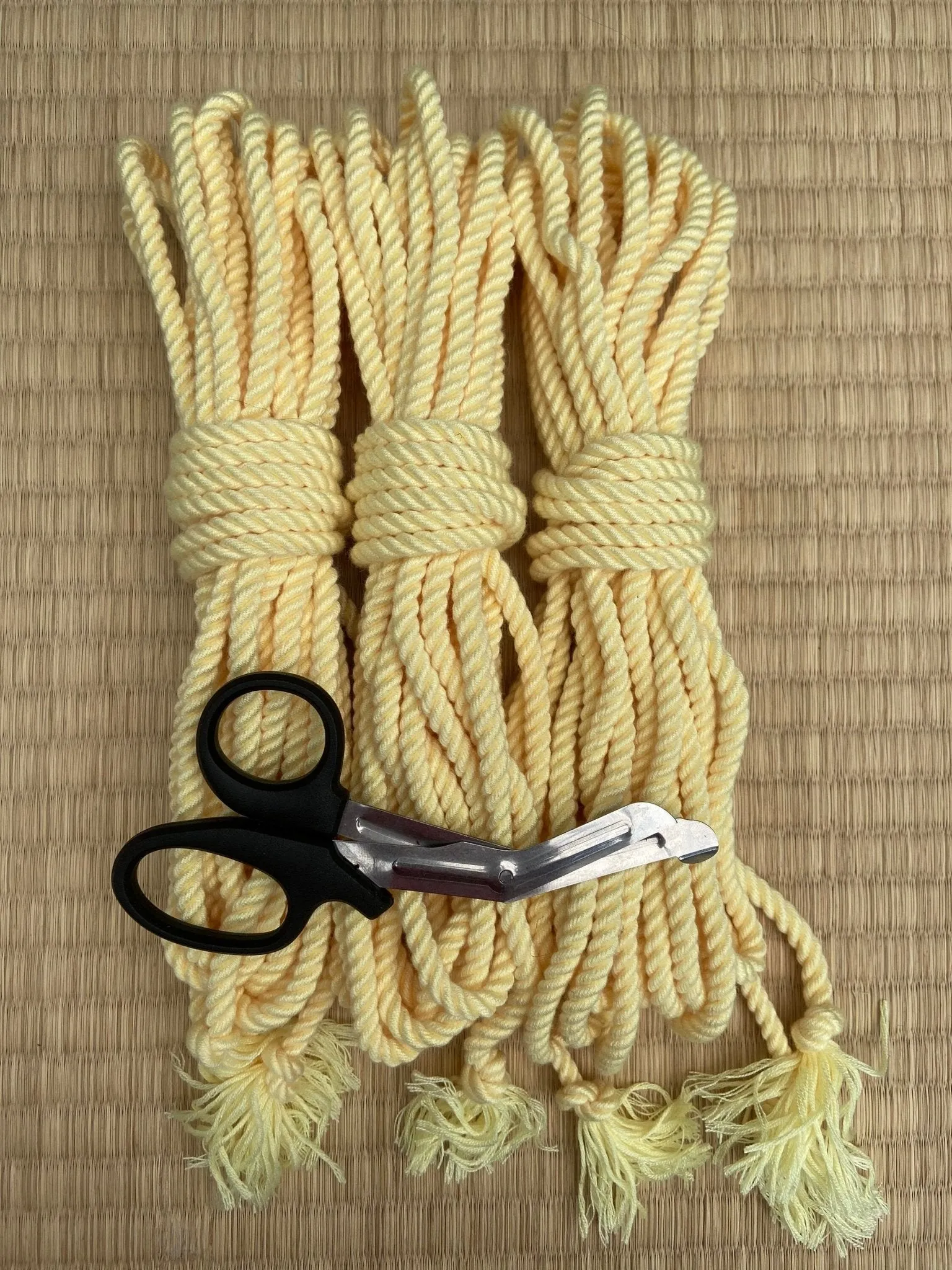 Sherbert Lemon Bondage Rope made with Bamboo